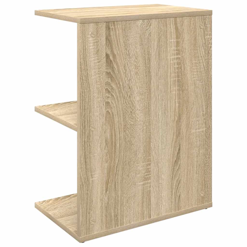 Table de chevet chêne sonoma 46,5x29x61 cm bois d'ingénierie