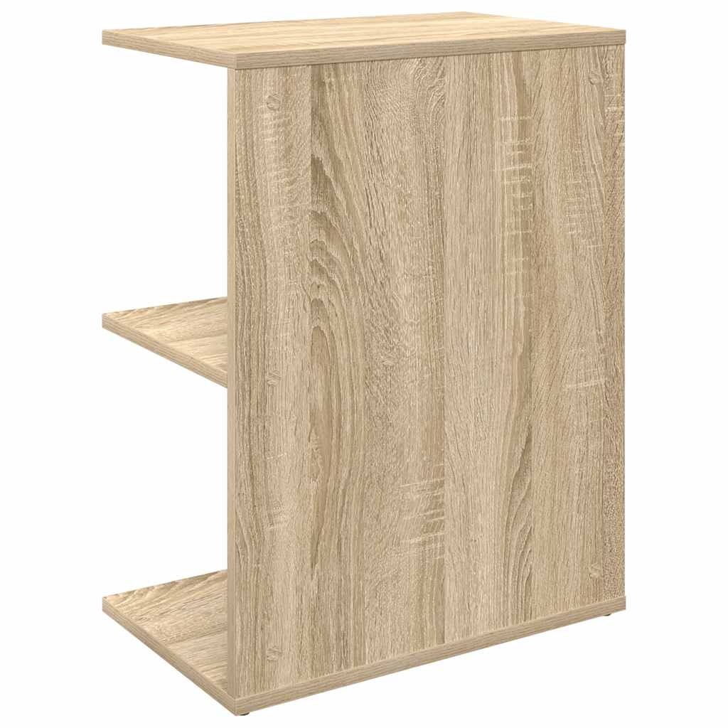 Tables de chevet 2pcs chêne sonoma 46,5x29x61cm bois ingénierie