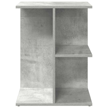 Table de chevet gris béton 46,5x29x61 cm bois d'ingénierie