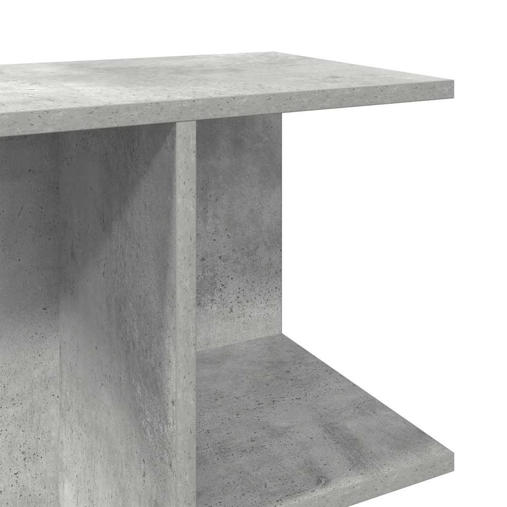 Tables de chevet 2 pcs gris béton 46,5x29x61 cm bois ingénierie