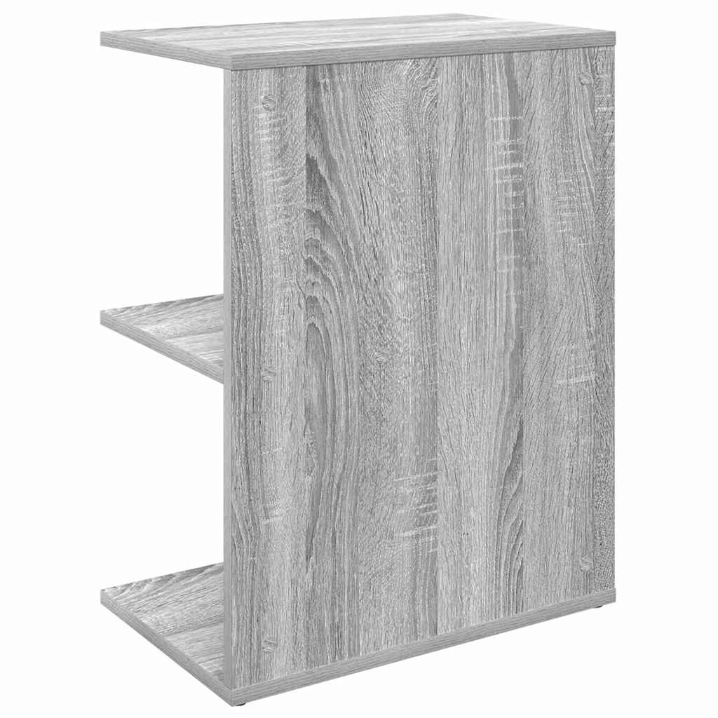 Table de chevet sonoma gris 46,5x29x61 cm bois d'ingénierie