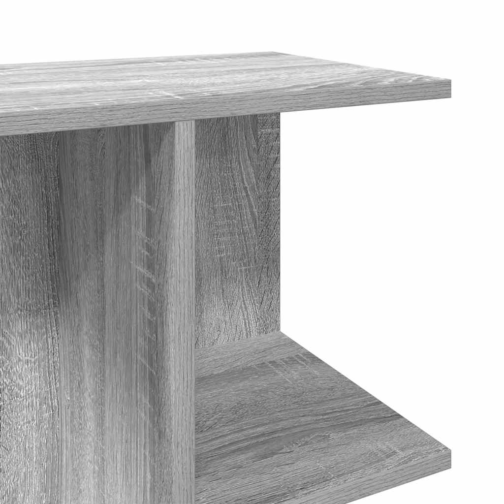 Table de chevet sonoma gris 46,5x29x61 cm bois d'ingénierie