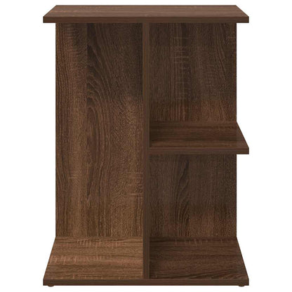 Table de chevet chêne marron 46,5x29x61 cm bois d'ingénierie