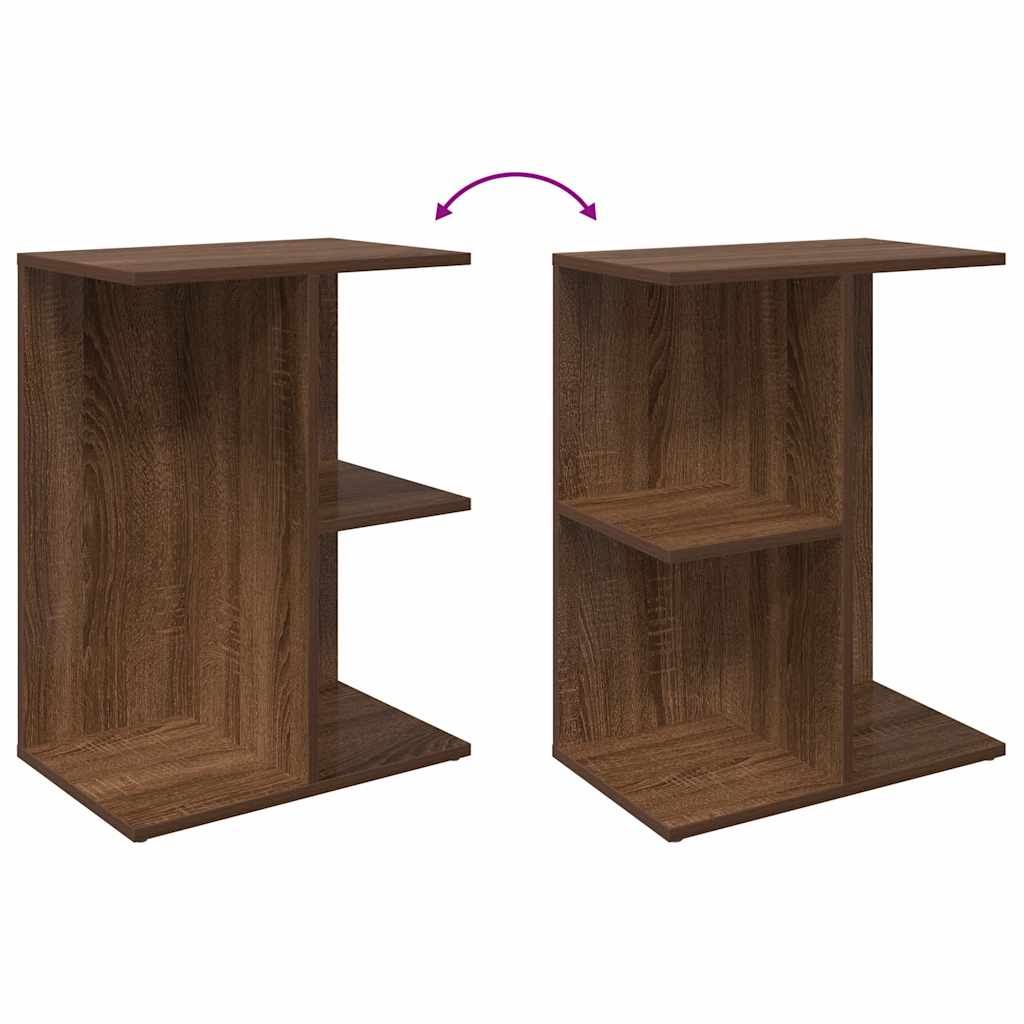 Tables de chevet 2 pcs chêne marron bois d'ingénierie