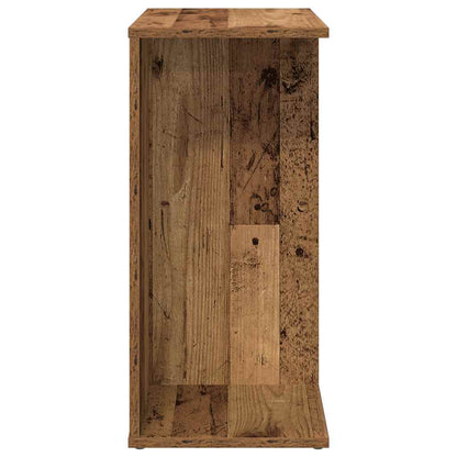 Table de chevet vieux bois 46,5x29x61 cm bois d'ingénierie