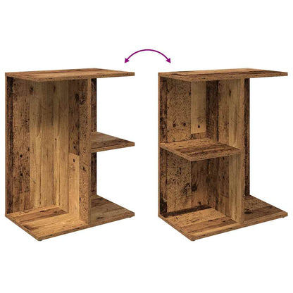 Tables de chevet 2 pcs vieux bois 46,5x29x61 cm bois ingénierie