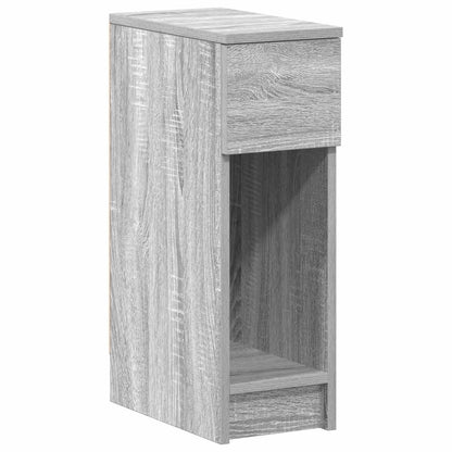 Tables de chevet avec tiroir 2 pcs sonoma gris 20x36x60 cm