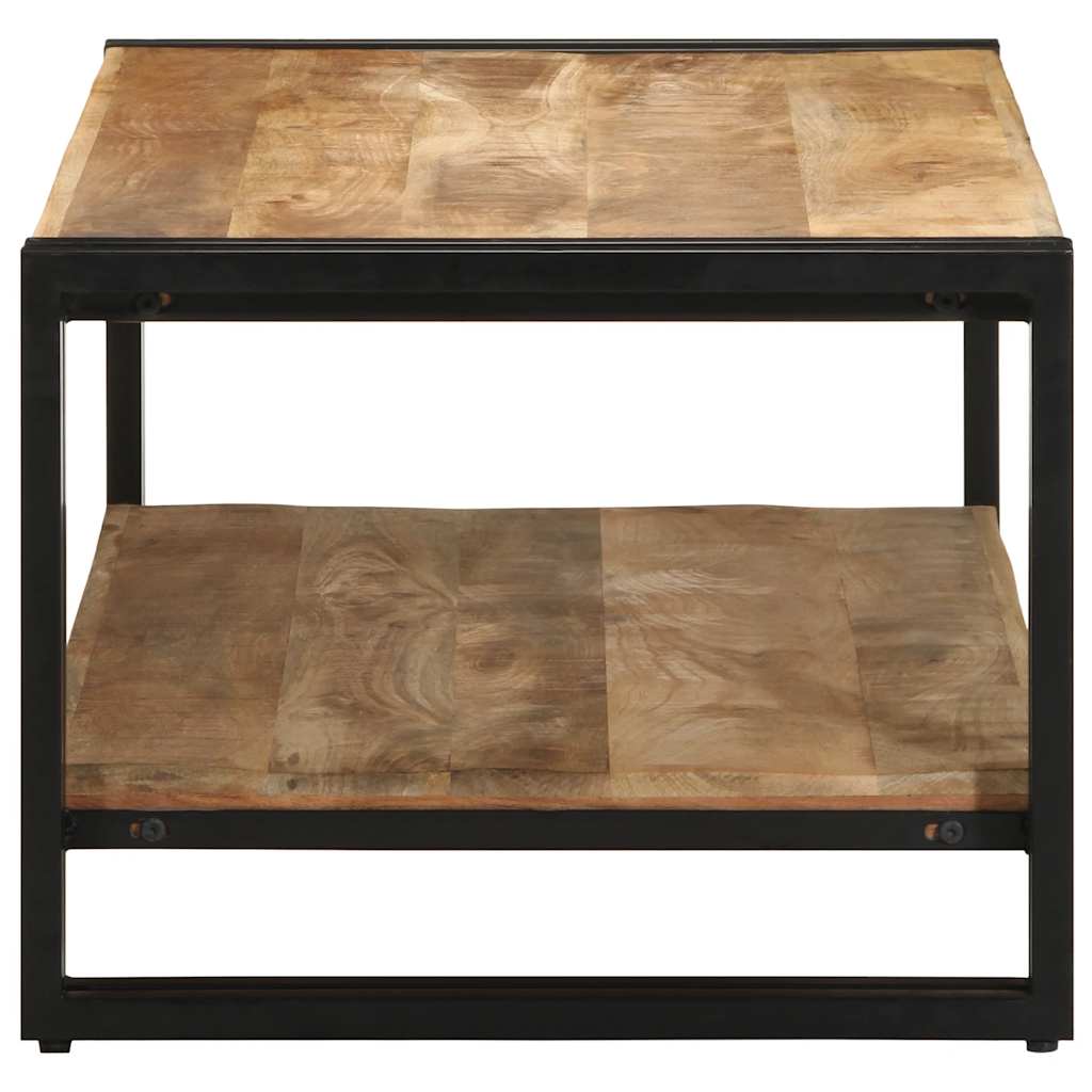 Table basse 90x50x38 cm bois de manguier massif brut