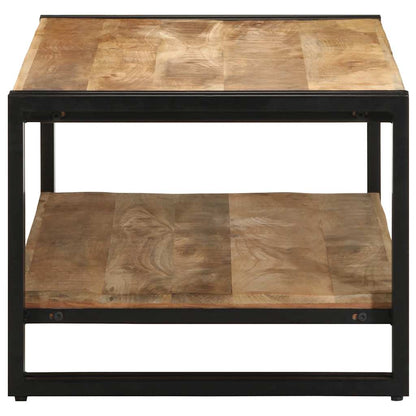 Table basse 90x50x38 cm bois de manguier massif brut