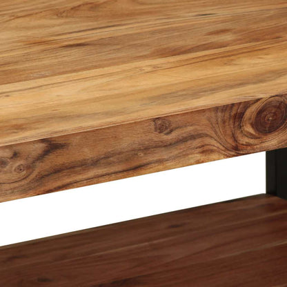 Table basse 90x50x38 cm bois massif acacia