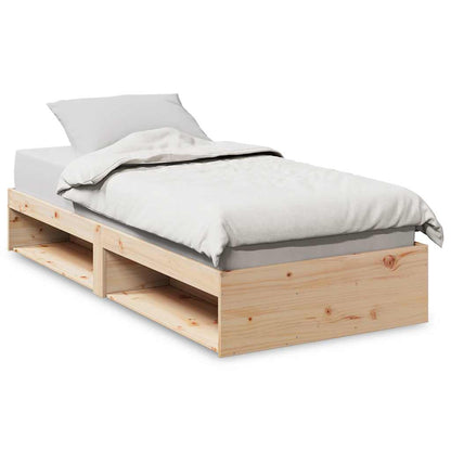 Lit de jour sans matelas 100x200 cm bois de pin massif