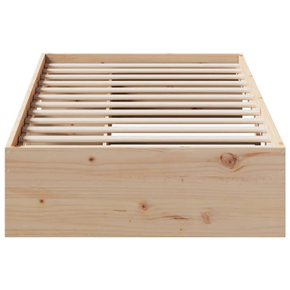 Lit de jour sans matelas 90x200 cm bois de pin massif