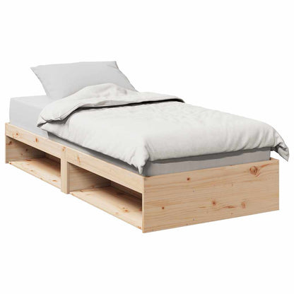 Lit de jour sans matelas 90x200 cm bois de pin massif