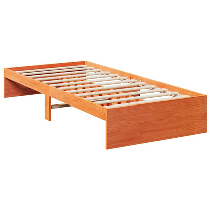 Lit de jour sans matelas cire marron 90x200 cm bois pin massif