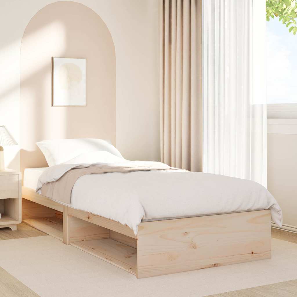 Lit de jour sans matelas 80x200 cm bois de pin massif