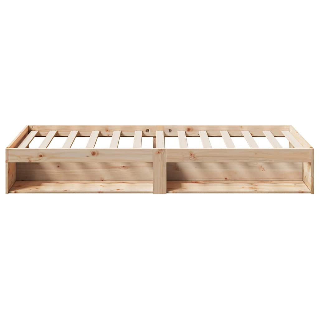 Lit de jour sans matelas 80x200 cm bois de pin massif