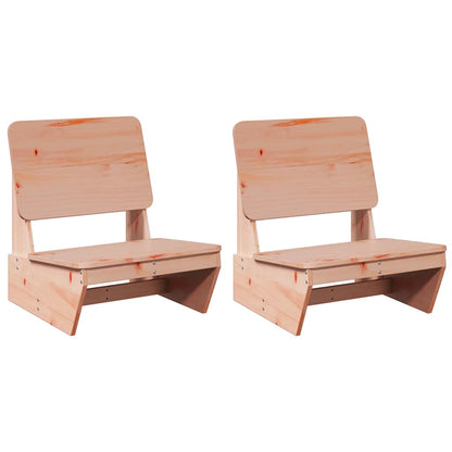 Chaises de jardin lot de 2 60x64x70,5 cm bois massif de douglas