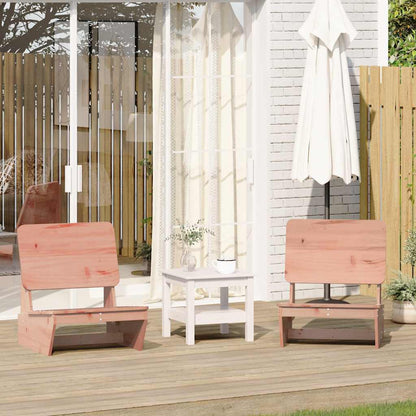 Chaises de jardin lot de 2 60x64x70,5 cm bois massif de douglas