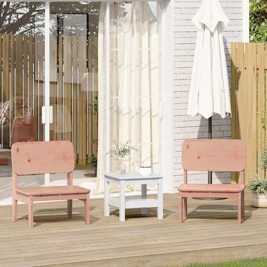 Chaises de jardin lot de 2 60x52,5x72 cm bois massif de douglas