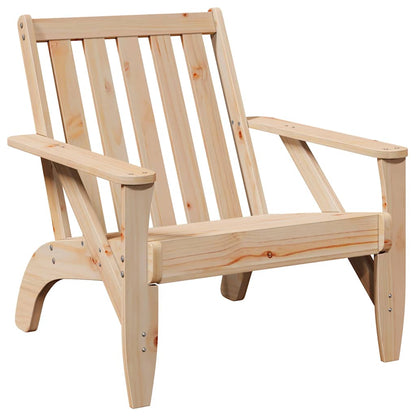 Chaises de jardin adirondack lot de 2 75x77x77 cm