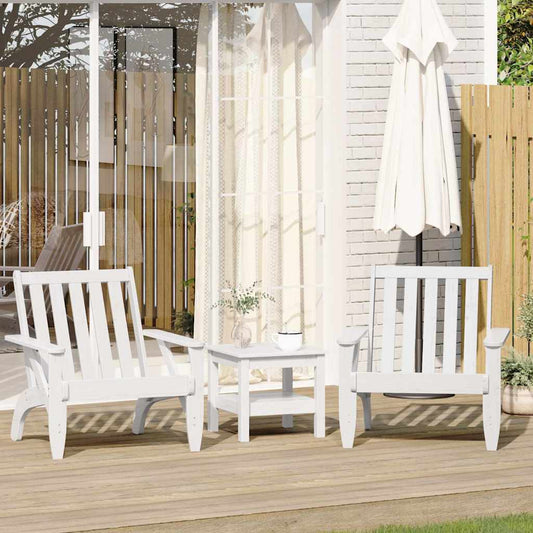 Chaises de jardin adirondack lot de 2 75x77x77 cm