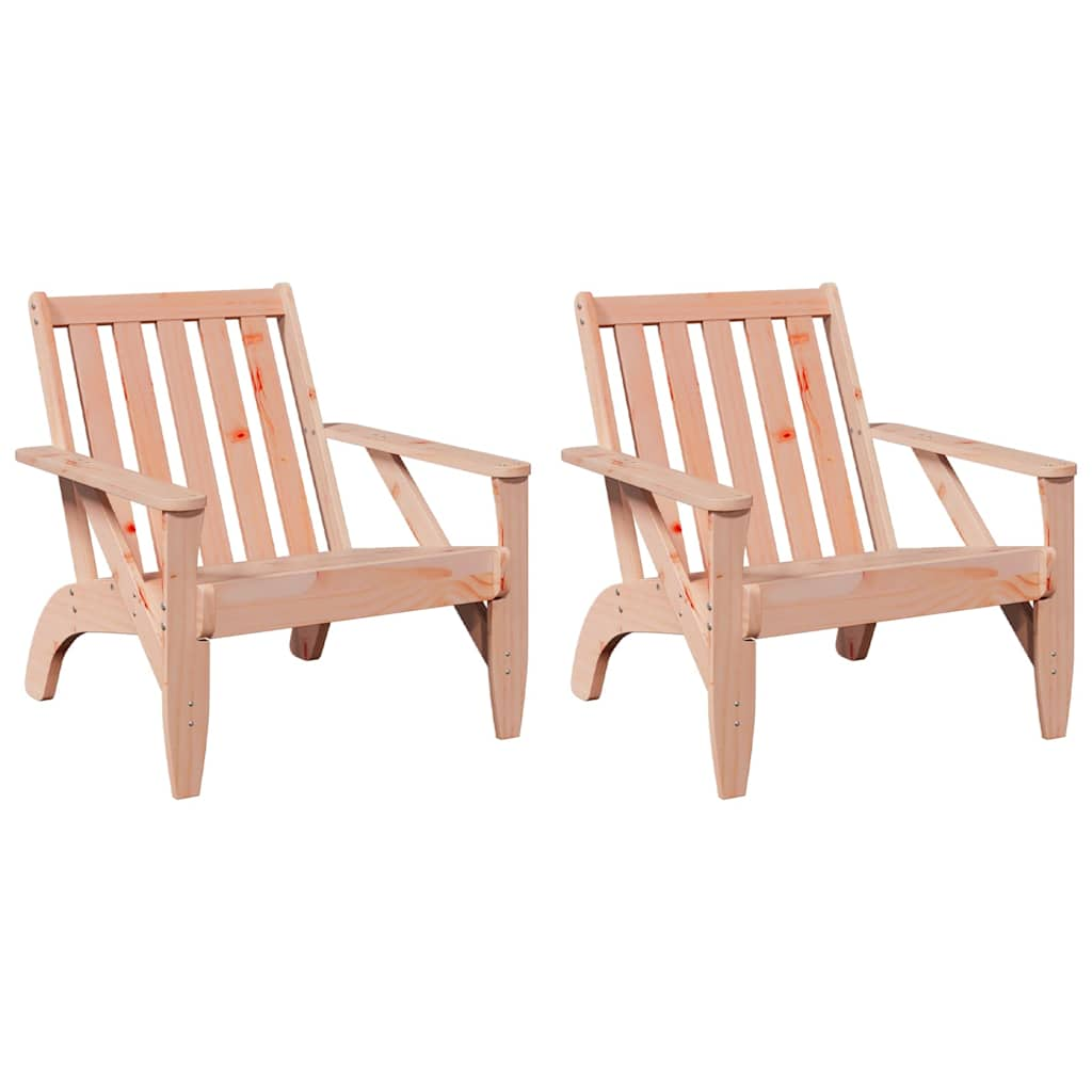 Chaises de jardin adirondack 2 pcs 75x77x77 cm