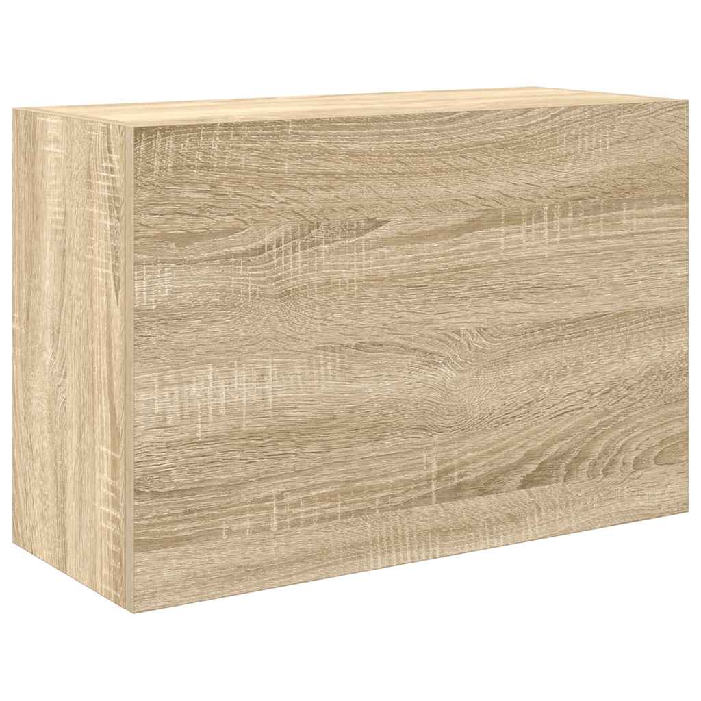 Armoire murale de bain chêne sonoma 60x25x40 cm bois ingénierie