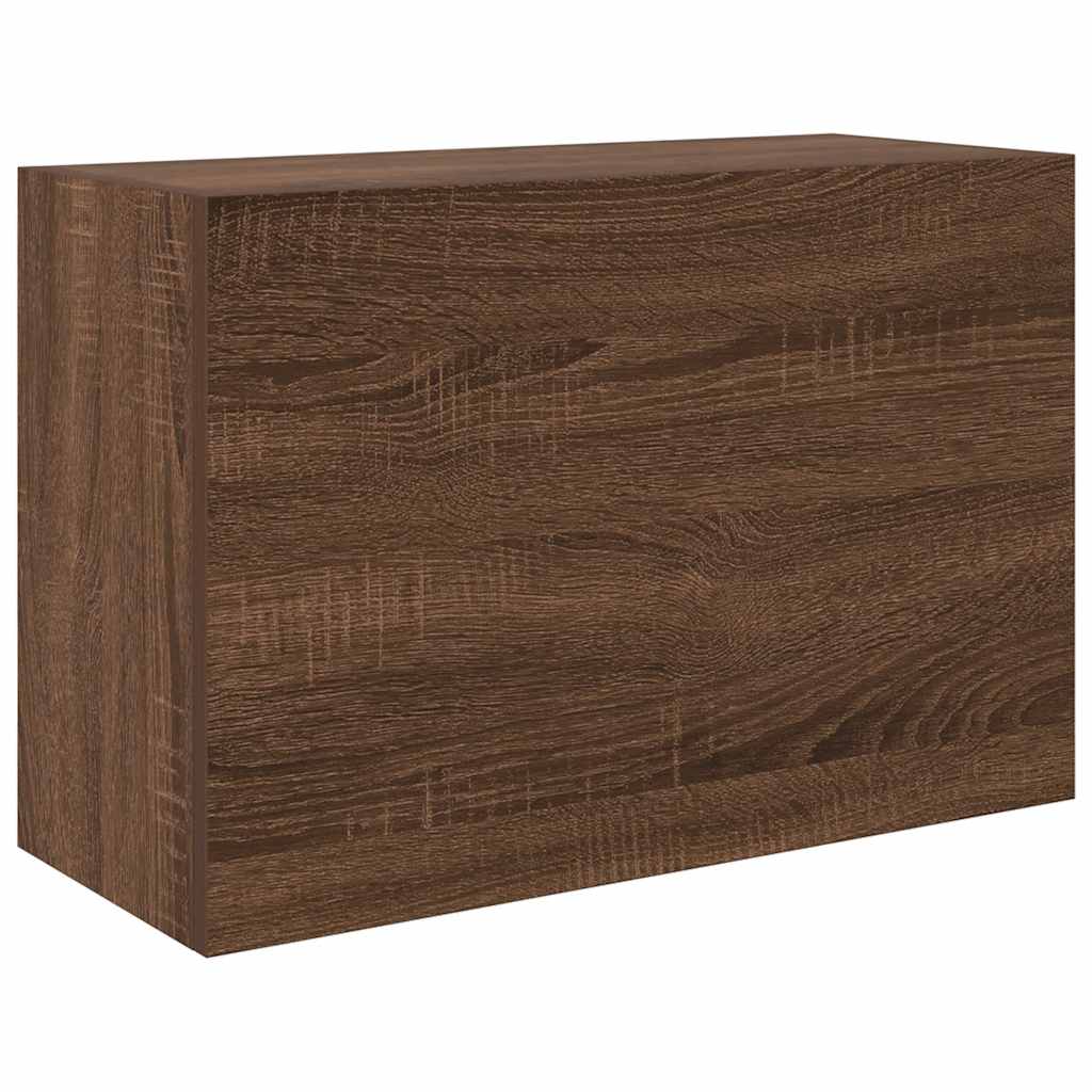 Armoire murale de bain chêne marron 60x25x40 cm bois ingénierie