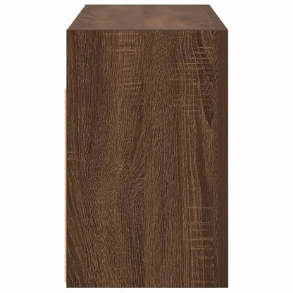 Armoire murale de bain chêne marron 60x25x40 cm bois ingénierie