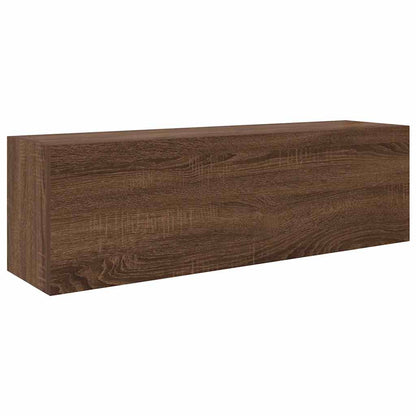 Armoire murale de bain chêne marron 100x25x30cm bois ingénierie