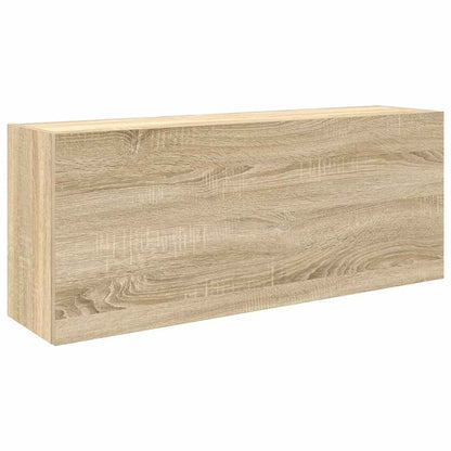 Armoire murale de bain chêne sonoma 100x25x40cm bois ingénierie