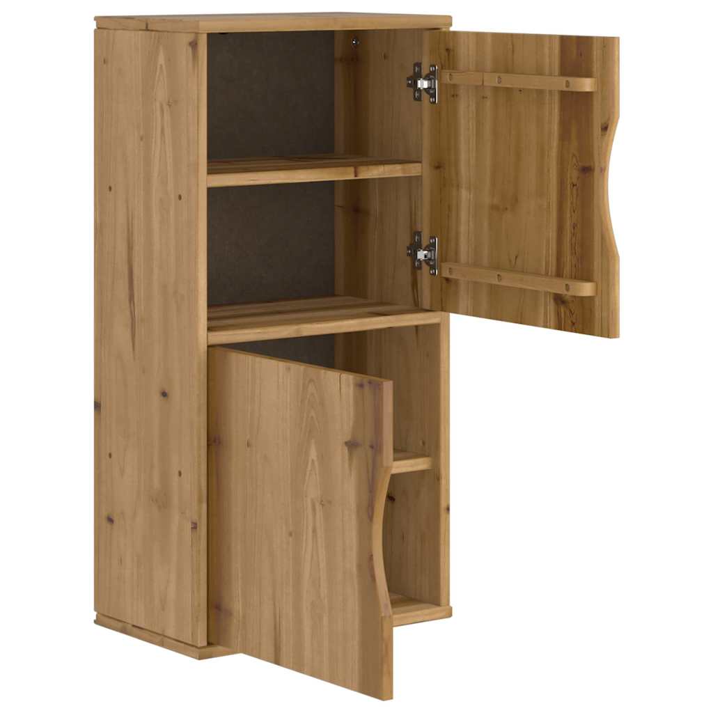 Armoire latérale ODDA 40x24x79 cm bois massif pin