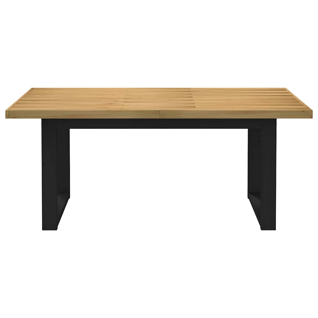 Table à manger NOAIN pieds en forme de U 180x90x75cm massif pin