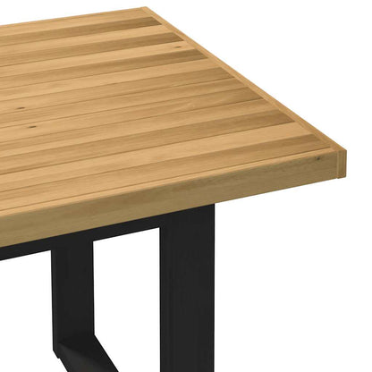 Table à manger NOAIN pieds en forme de U 180x90x75cm massif pin