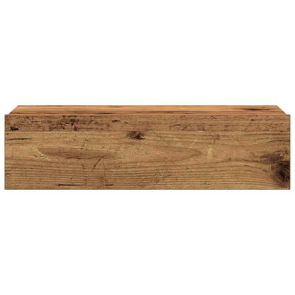 Table de chevet vieux bois 60x35 cm bois d'ingénierie