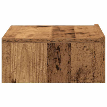 Table de chevet vieux bois 60x35 cm bois d'ingénierie