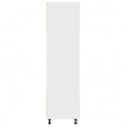 Armoire à micro-ondes Blanc 60x57x207 cm Aggloméré