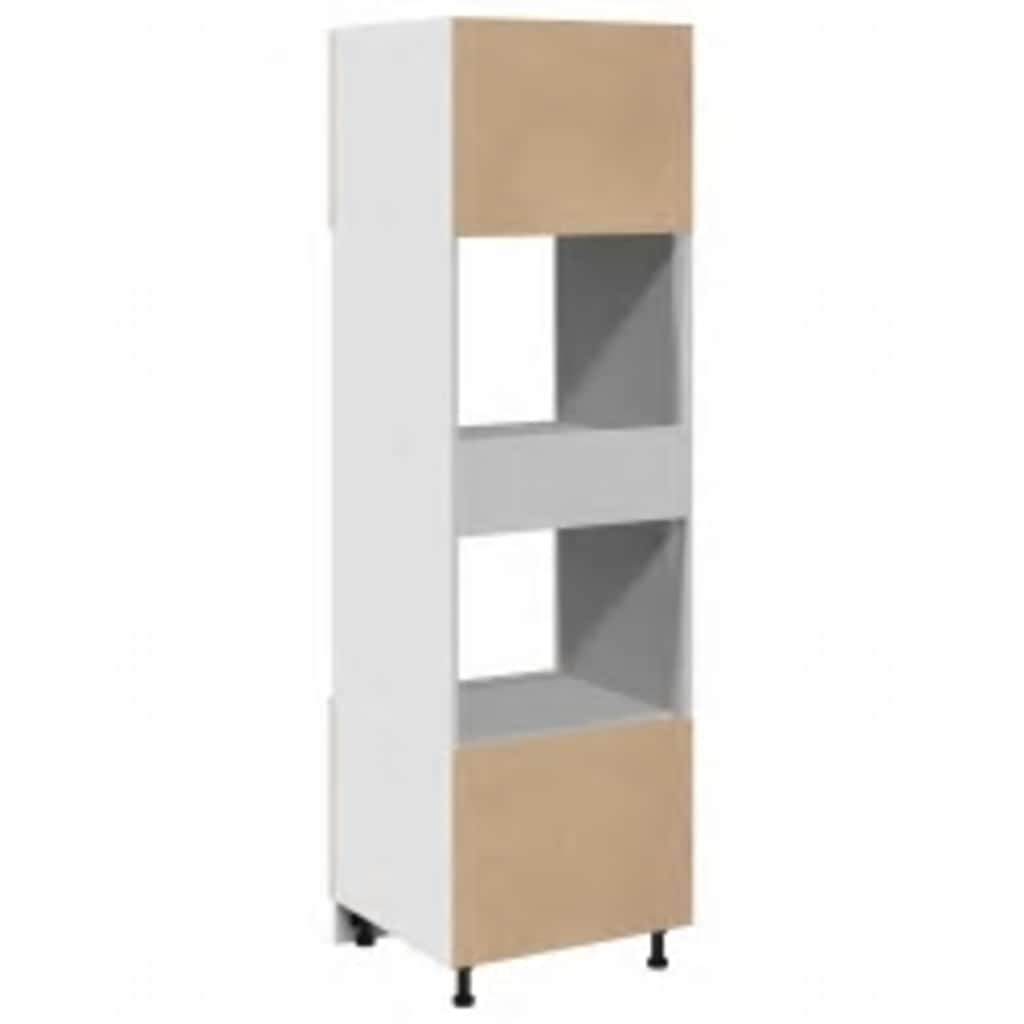 Armoire à micro-ondes Chêne sonoma 60x57x207 cm Aggloméré