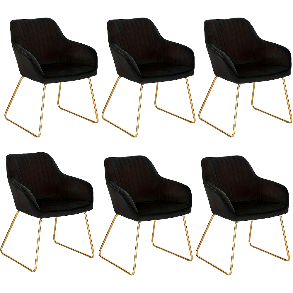 6 chaises de salle à manger