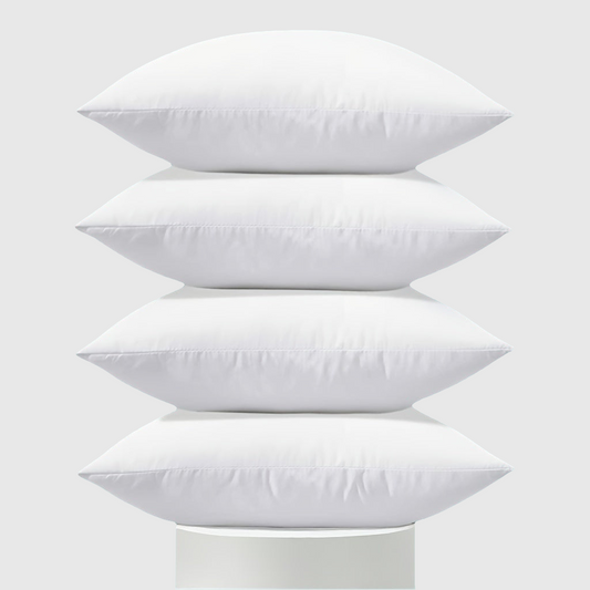 4pcs Coussins carrés, Remplissage de coussin lombaire pour canapé, Coussin décoratif pour canapé, lit, balcon, chambre à coucher, salon, dortoir, décoration de la maison